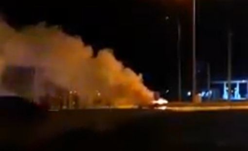  Osmancık'ta otomobil cayır cayır yandı 2