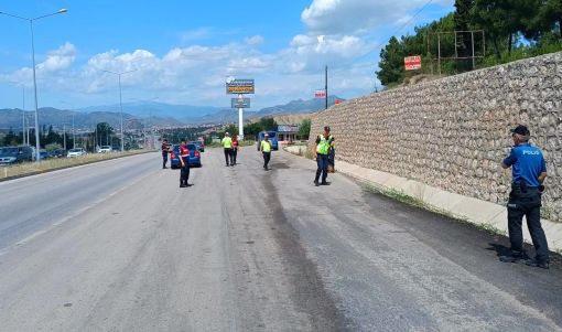  Osmancık Kaymakamı Akpay kontrol noktalarını ziyaret etti 1