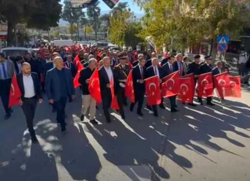  Osmancık'ta Cumhuriyet Bayramı Kutlamaları Kortej yürüyüşü ile başladı 1