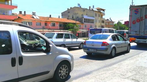  Osmancık'ta Kurban Bayramı  trafik yoğunluğu 5