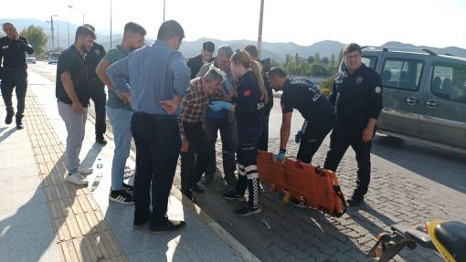  Osmancık'ta motosiklet bisiklete çarpıp kaçtı 1 yaralı 6