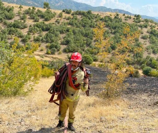  Osmancık'ta çıkan anız yangını 4 saatte söndürüldü 10