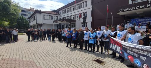  Osmancık’ta öğretmenler şiddeti kınadı 1