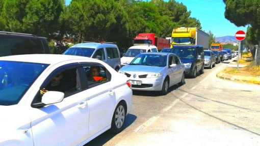Osmancık'ta Kurban Bayramı  trafik yoğunluğu