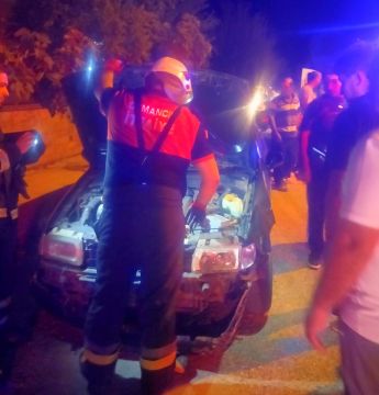 Osmancık’ta otomobil ile motosiklet çarpıştı