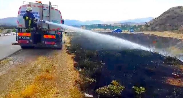 VİDEO Osmancık'ta itfaiye yangını söndürerek olası bir faciayı önledi