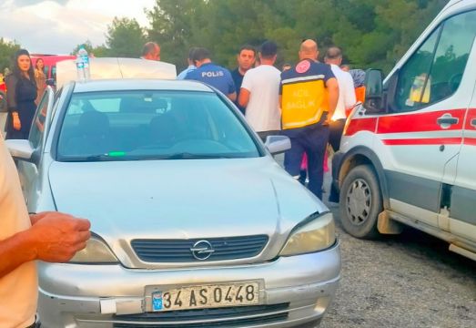 Osmancık'ta düğün konvoyunda zincirleme trafik kazası yaralılar var