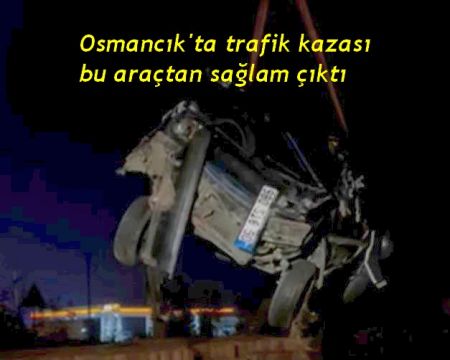 VİDEO HABER: Osmancık'ta trafik kazası bu araçtan sağlam çıktı